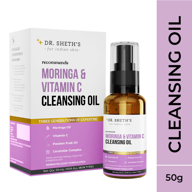 Dr. Sheth's Moringa And Vitamin C Cleansing Oil
