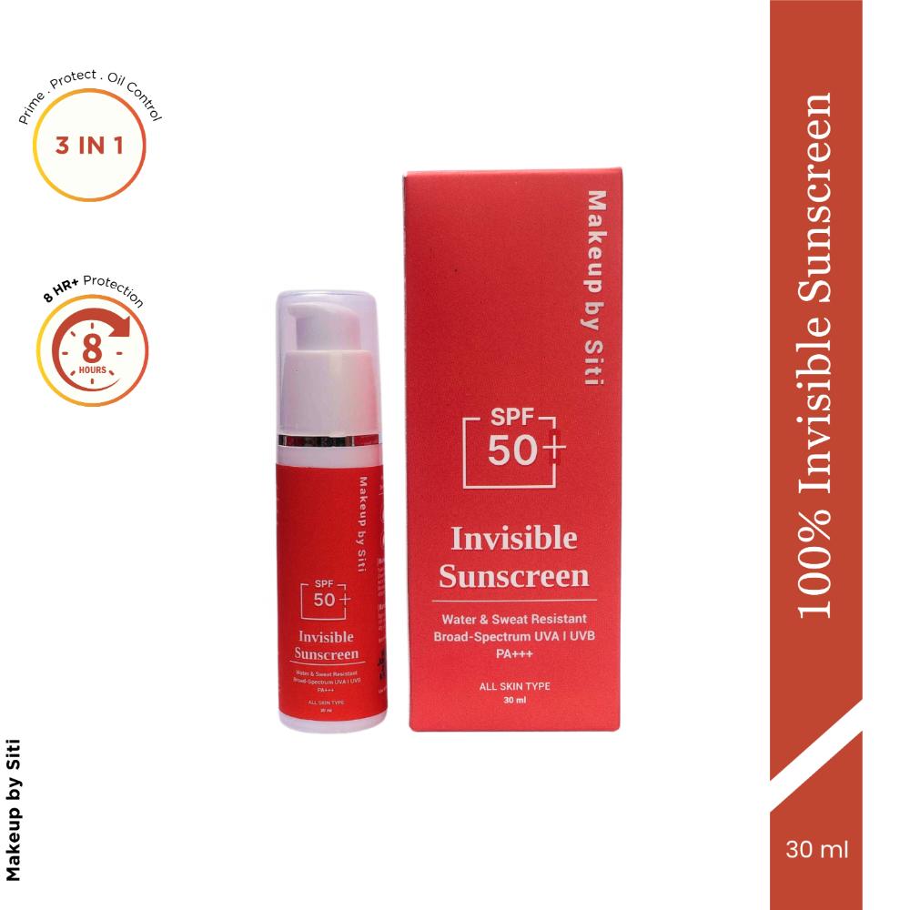 MAKEUP BY SITI INVISIBLE LIGHWEIGHT MATTE SUNSCREEN, SPF 50+, OIL CONTROL, HYALURONIC ACID & VIT E(30G)