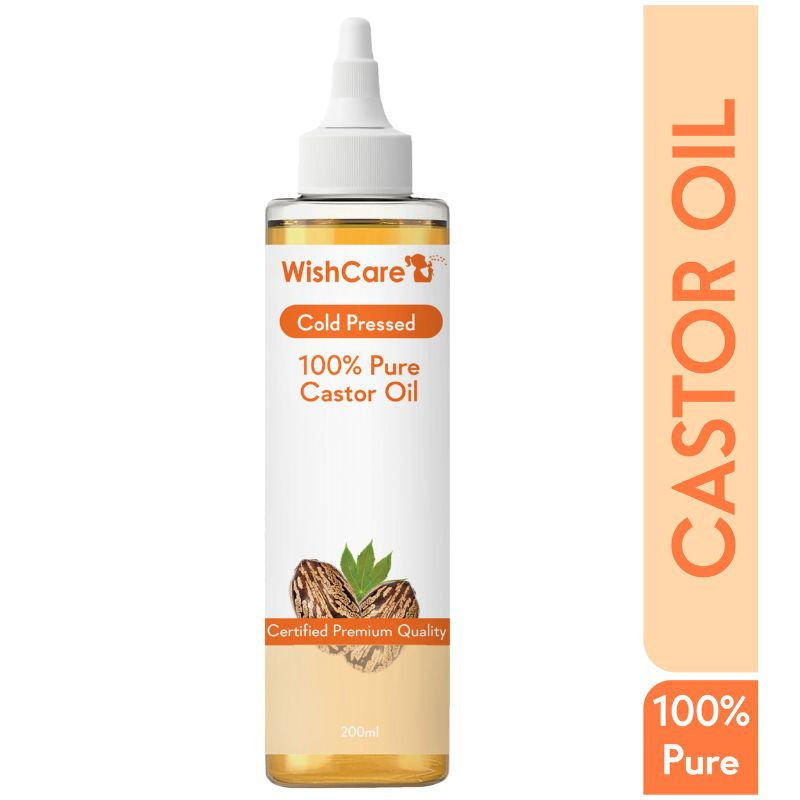 Wishcare 100% Pure Cold Pressed & Natural Hair & Skin Oil with Castor