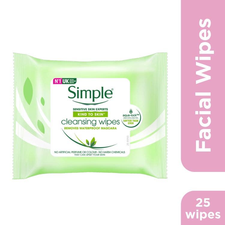 Simple Kind To Skin Cleansing Facial Wipes 25S