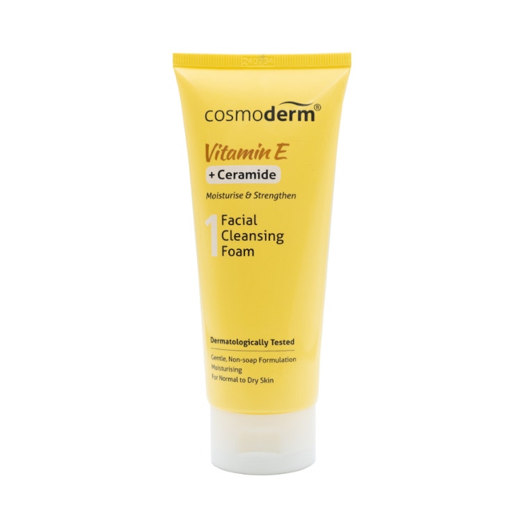 Cosmoderm Vitamin E Facial Cleansing Foam 125Ml