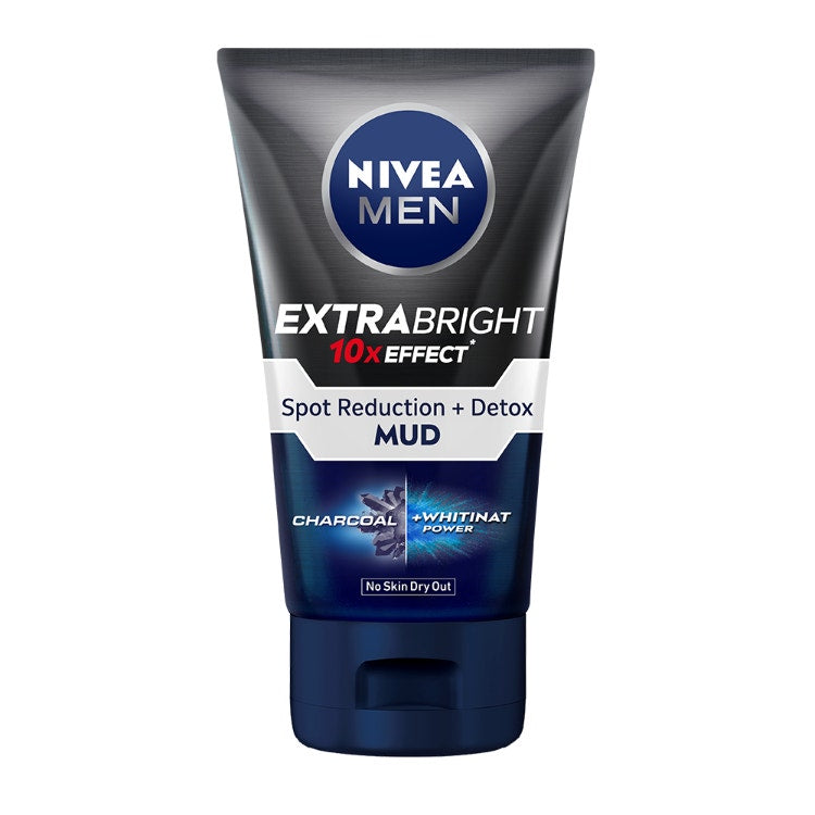 Nivea Men Extra White Anti Dark Spots Mud Foam 100G