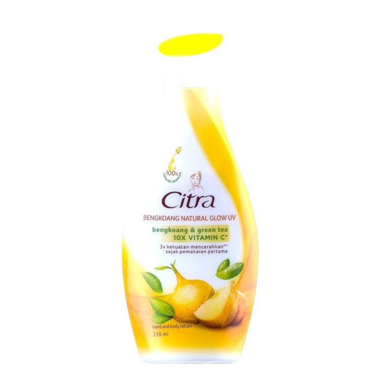 Citra Hand Body Lotion Bengkoang Natural Glow Uv 210Ml