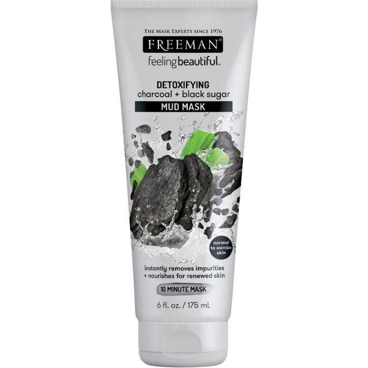 Freeman Feeling Beautiful Detoxifying (Charcoal + Black Sugar) Mud Mask 175Ml