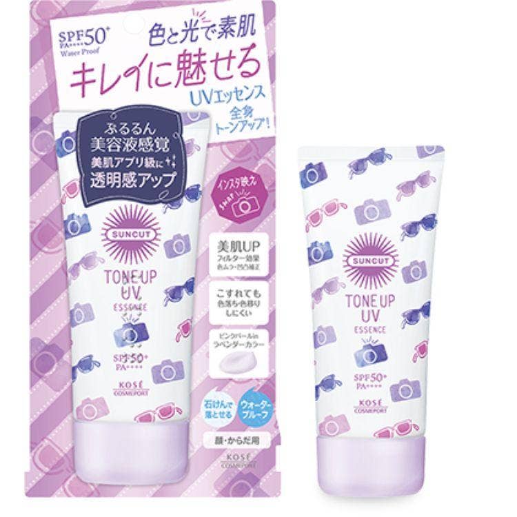 Kose Cosmeport Suncut Tone Up Uv Essence Spf50+ Pa++++ 80G