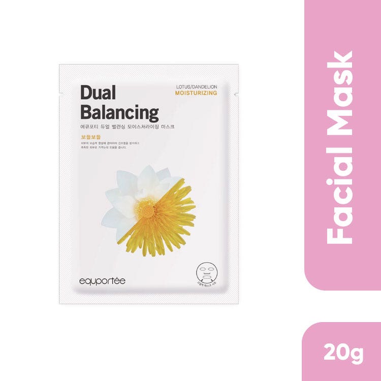 Equportee Dual Balancing Moisturizing Mask 1S