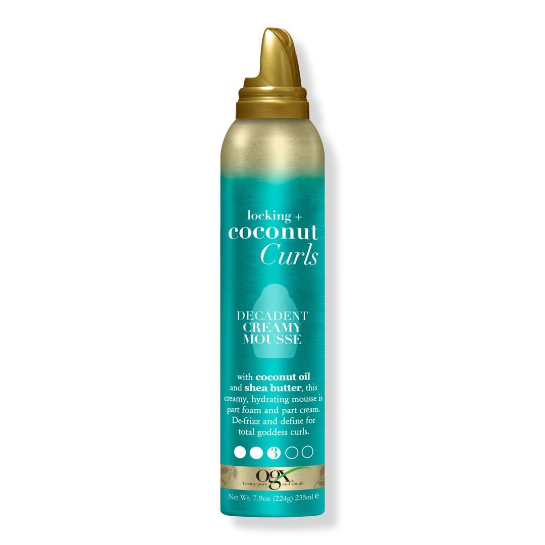 OGX Locking + Coconut Curls Decadent Creamy Mousse