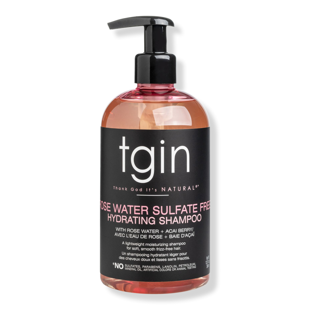 tgin Rose Water Sulfate-Free Hydrating Shampoo