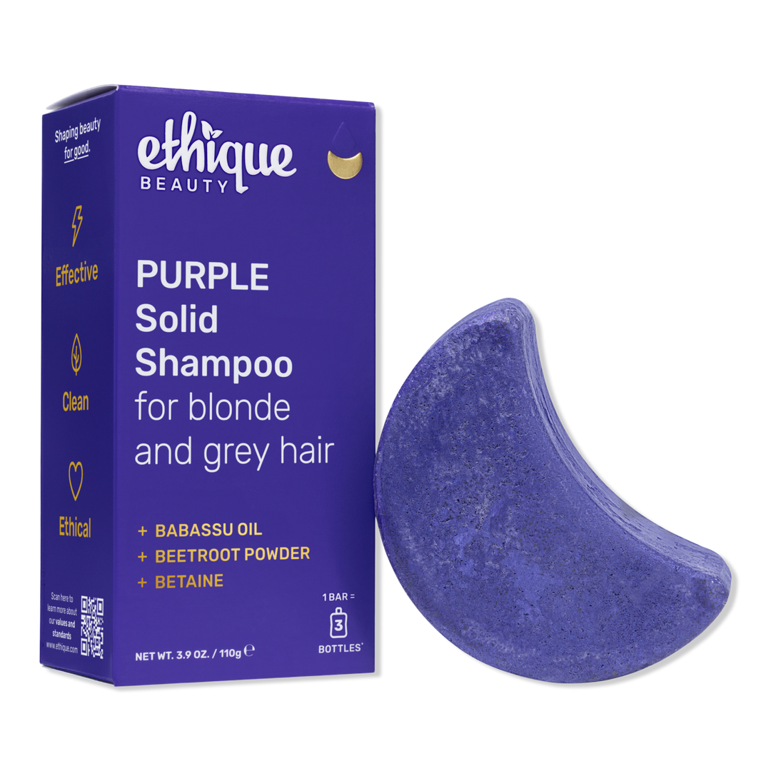 Ethique Beauty Purple Solid Shampoo Bar