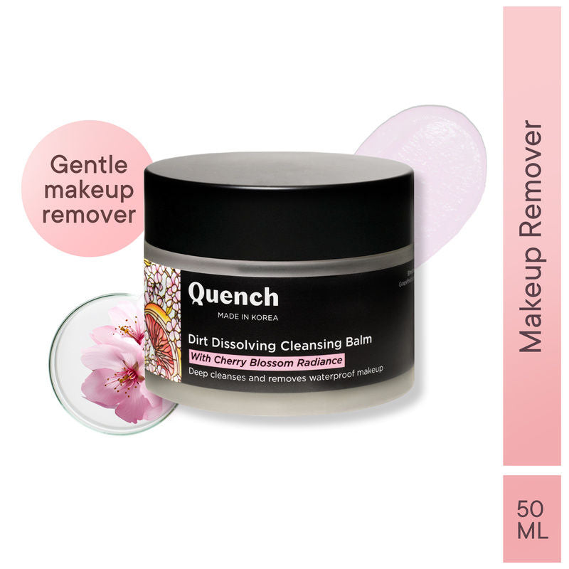 Dirt Dissolving Cleansing Balm with Cherry Blossom to Remove Makeup & Sunscreen