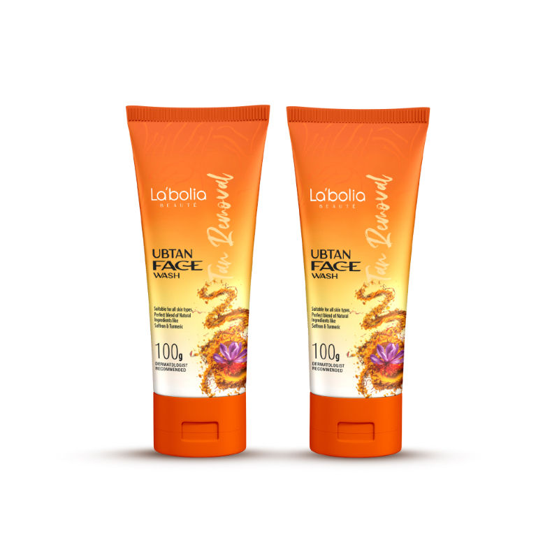 Labolia Beaute Ubtan Face Wash For Tan Removal, Healthy & Glowing Skin -Pack Of 2