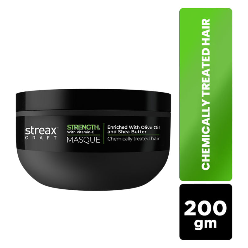 Streax Craft Strength Masque Hair Spa For Chemically Treated Hair I Strength With Vitamin-E