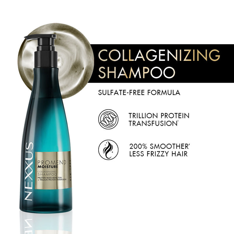 Nexxus Promend Moisture Bond Repair Shampoo for Dry Hair Sulfate-Free Collagen 250ml