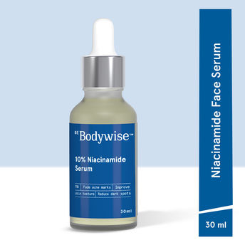 Be Bodywise 10% Niacinamide Face Serum For Acne Marks & Pigmentation (Fragrance Free)