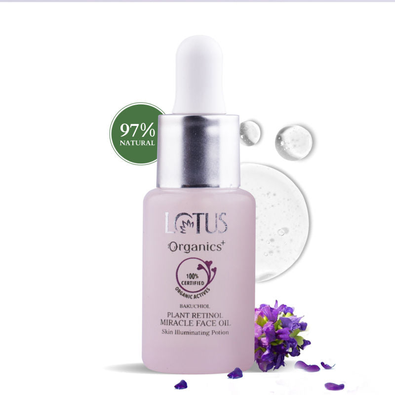 Lotus Organics+ Bakuchiol Plant Retinol Miracle Facial Oil