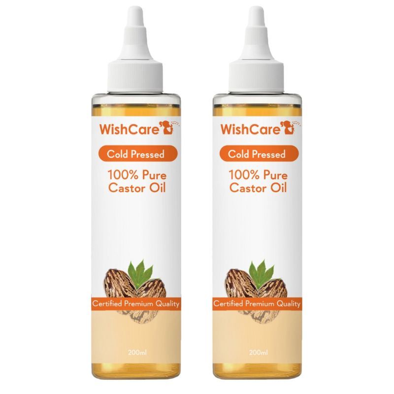 Wishcare Pure Cold Pressed Castor Oil - Pack Of 2
