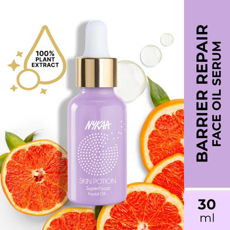 Nykaa Naturals Superfoods Barrier Repair Serum Oil with Grapefruit
