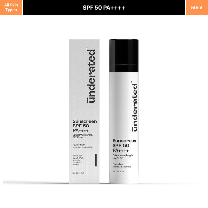 Underated Sunscreen SPF 50 PA++++