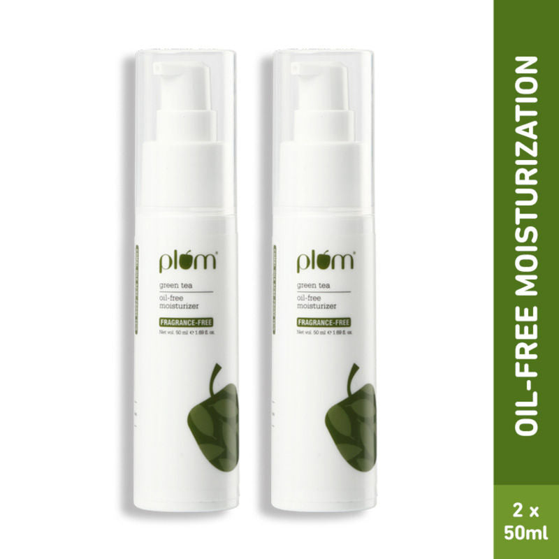 Plum Green Tea Oil-Free Moisturizer With Niacinamide - Pack Of 2