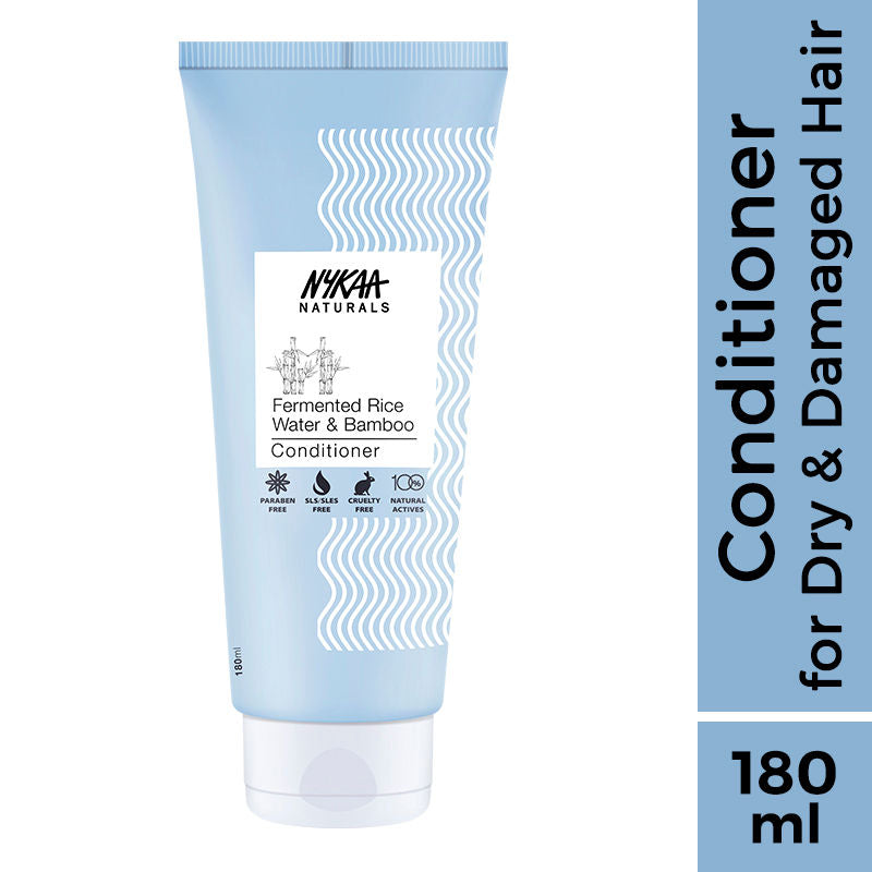 Nykaa Hair Fermented Rice Water & Hyaluronic Acid Sulphate Free Conditioner For Frizz Control
