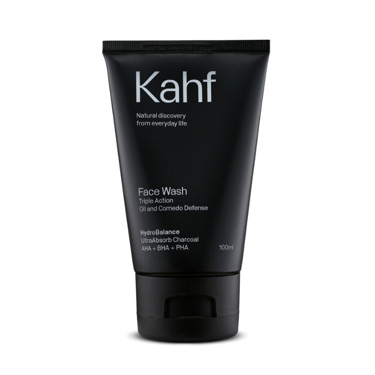 kahf-triple-action-oil-and-comedo-defense-face-wash-100ml