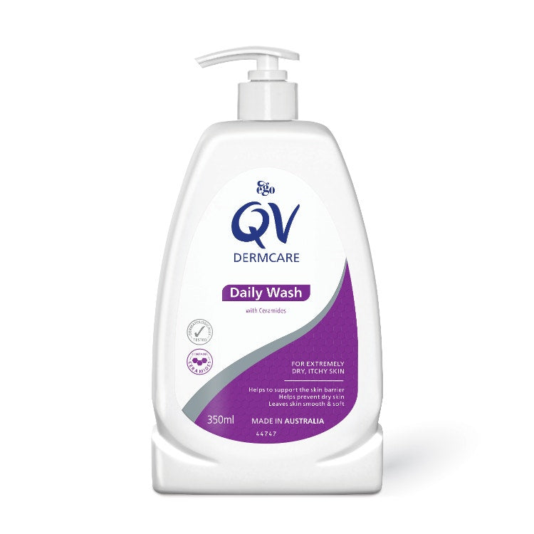 Qv Dermcare Face And Body Wash With Ceramides 350Ml