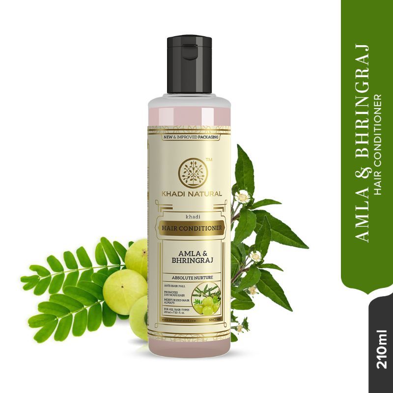 Khadi Natural Amla & Bhringraj Hair Conditioner For Anti-Hair Fall