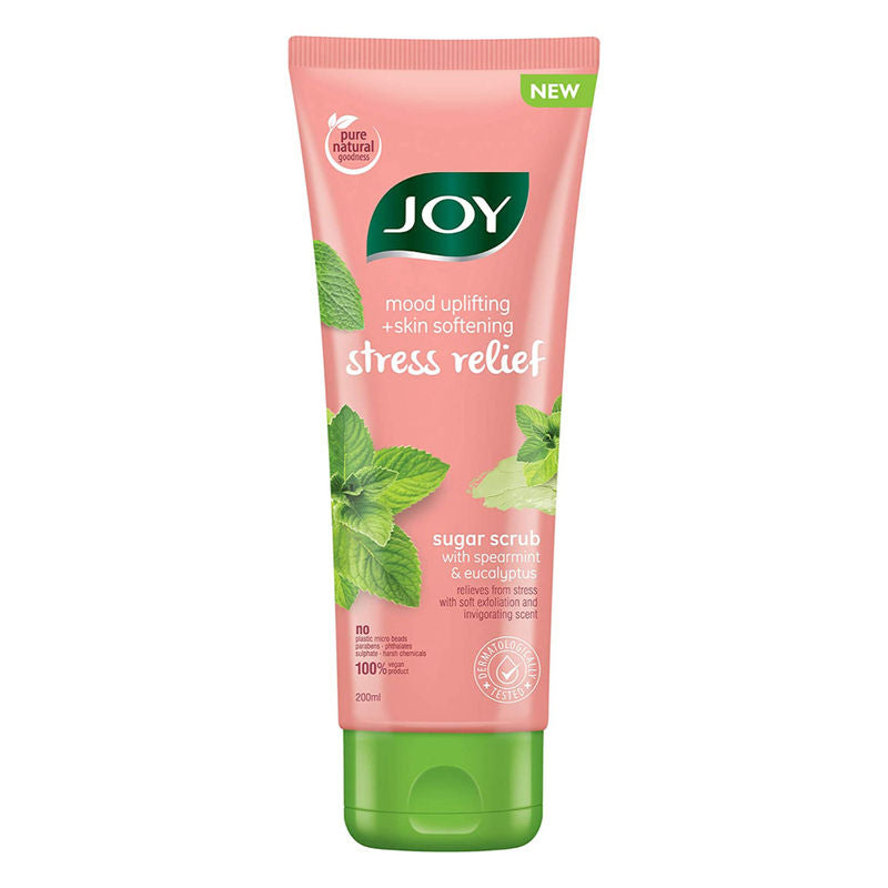 Joy Spearmint & Eucalyptus Face & Body Scrub To Uplifts Mood, Softens Skin & Relieves Stress