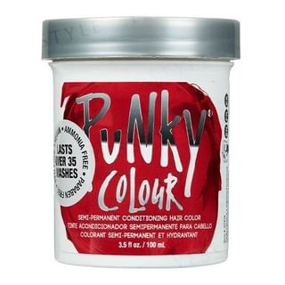 Punky Colour Semi-Permanent Conditioning Hair Color Vermillion Red