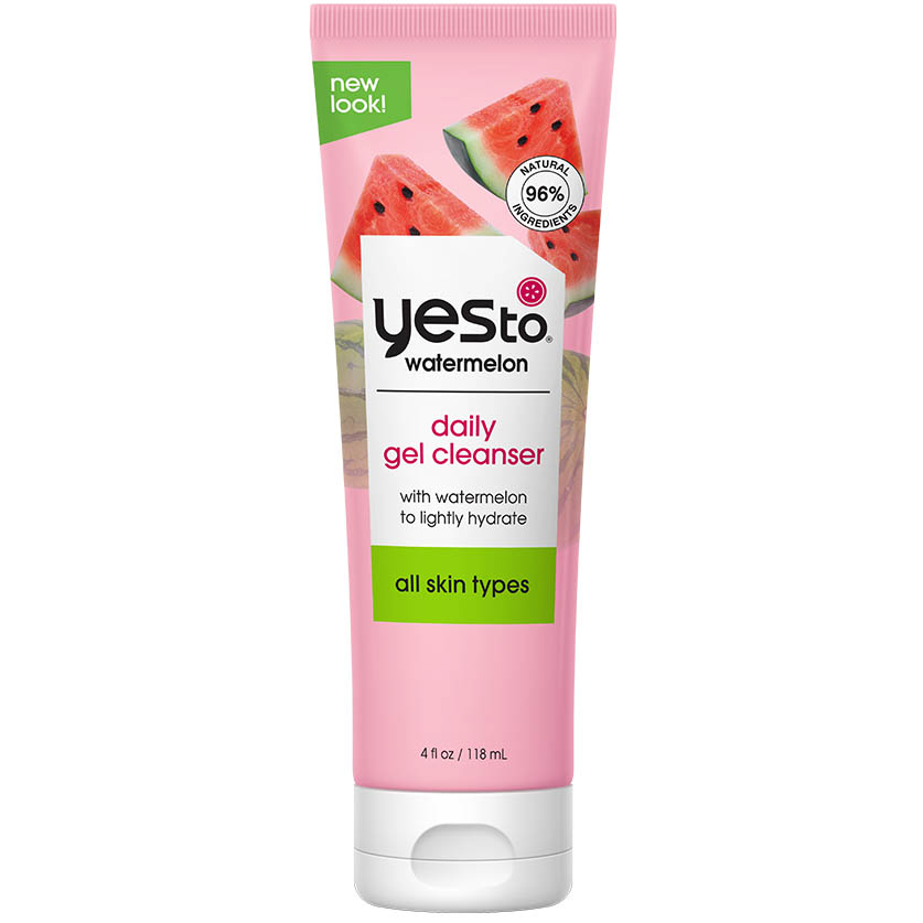 watermelon daily gel cleanser with watermelon to lightly hydrate all skin types