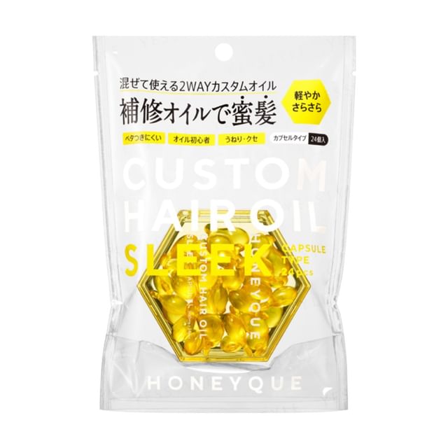 Bottle Works Honeyque Deep Repair Hair Oil Sleek Capsule Type 500mg