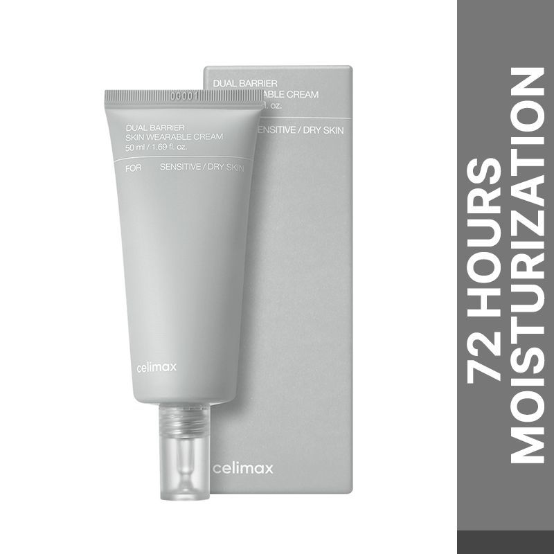 Celimax Dual Barrier Korean Cream - Ceramide Moisturizer, Repairs Damaged Skin Barrier For Dry Skin