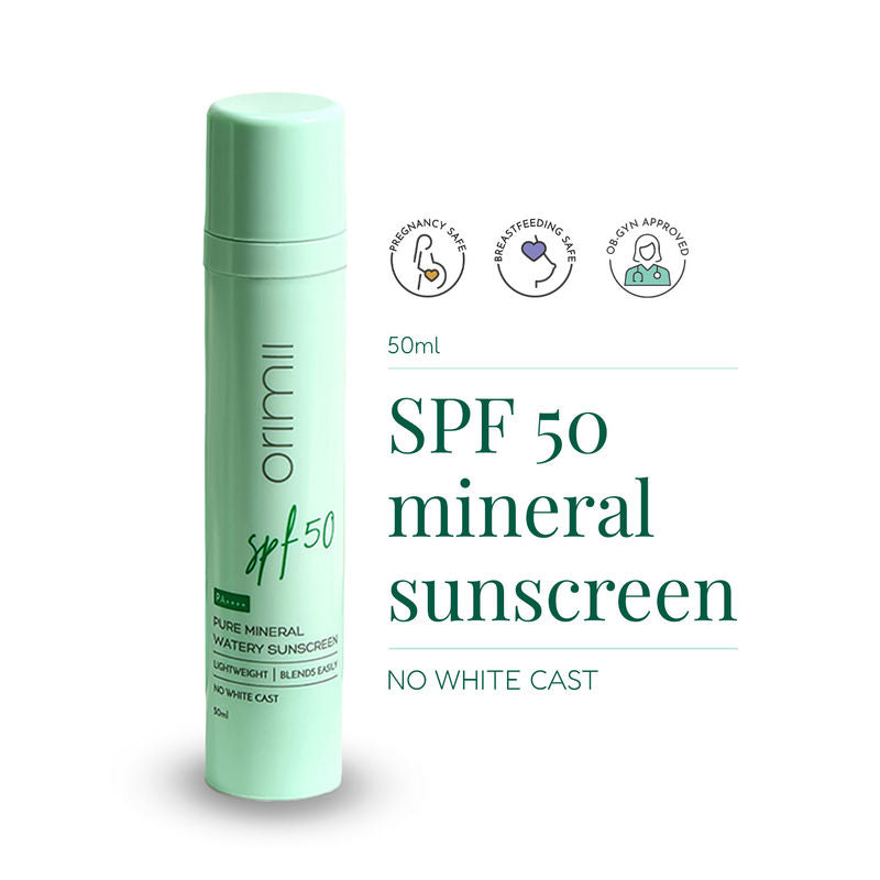 Orimii 100% Pure Mineral WATERY Sunscreen SPF 50