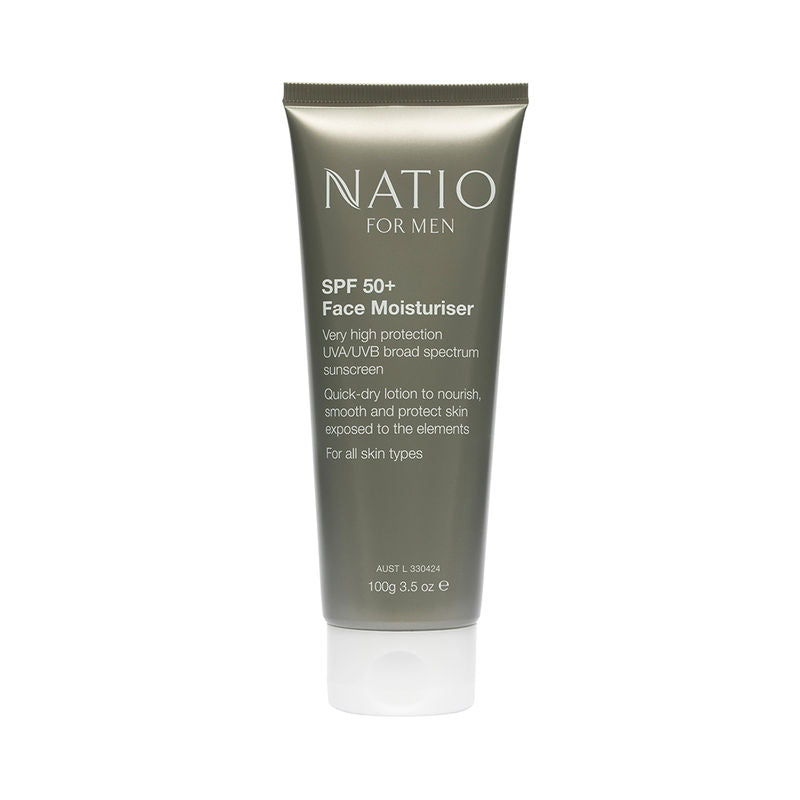 Natio For Men SPF 50+ Face Moisturiser