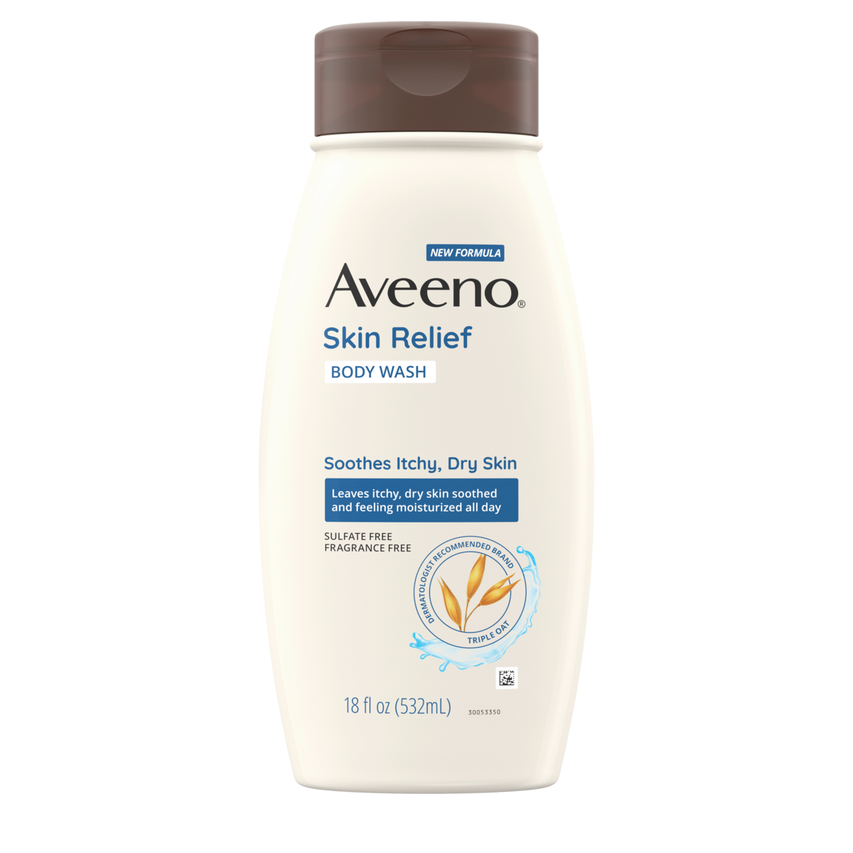 Skin Relief Fragrance-Free Body Wash for Sensitive, Itchy, Dry Skin