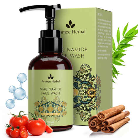 AVIMEE HERBAL Niacinamide Face Wash | For Daily Hydration and Nourishment | For Men and Women | 100 ml
