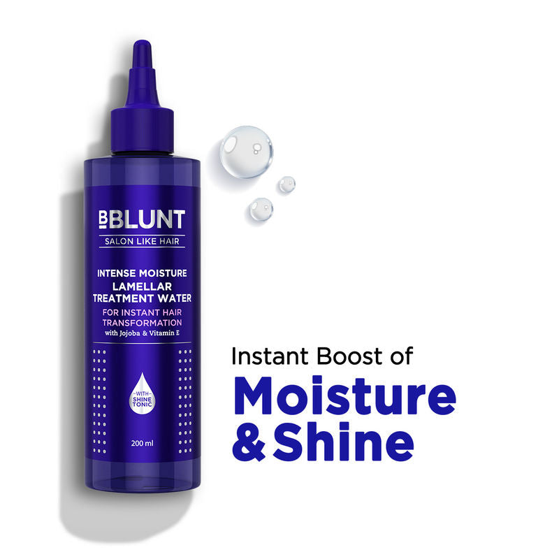 BBlunt Intense Moisture Lamellar Treatment Water for frizz free, smooth & shiny hair