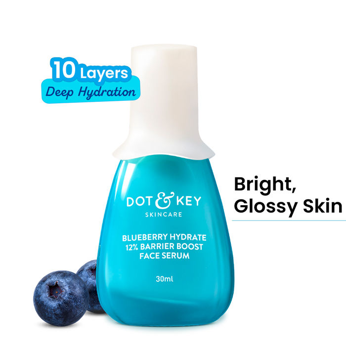 DOT & KEY BLUEBERRY HYDRATE 12% BARRIER BOOST SERUM WITH CERAMIDES, NIACINAMIDE & HYALURONIC ACID FOR BARRIER REPAIR(30ML)