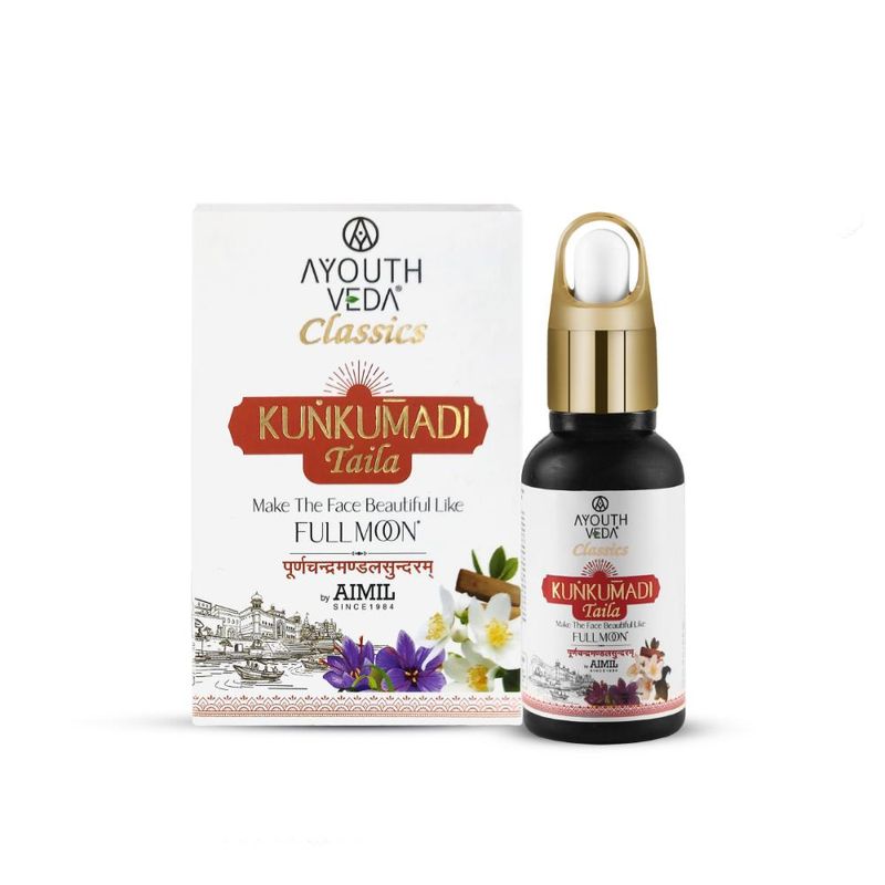 Ayouthveda Kunkumadi Taila for Glowing Skin Friendly Daily Use Face Oil