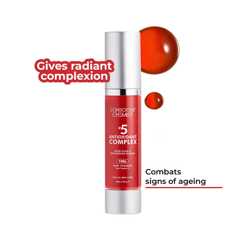 Conscious Chemist +5 Antioxidant Complex Rapid Glow & Brightening Face Serum