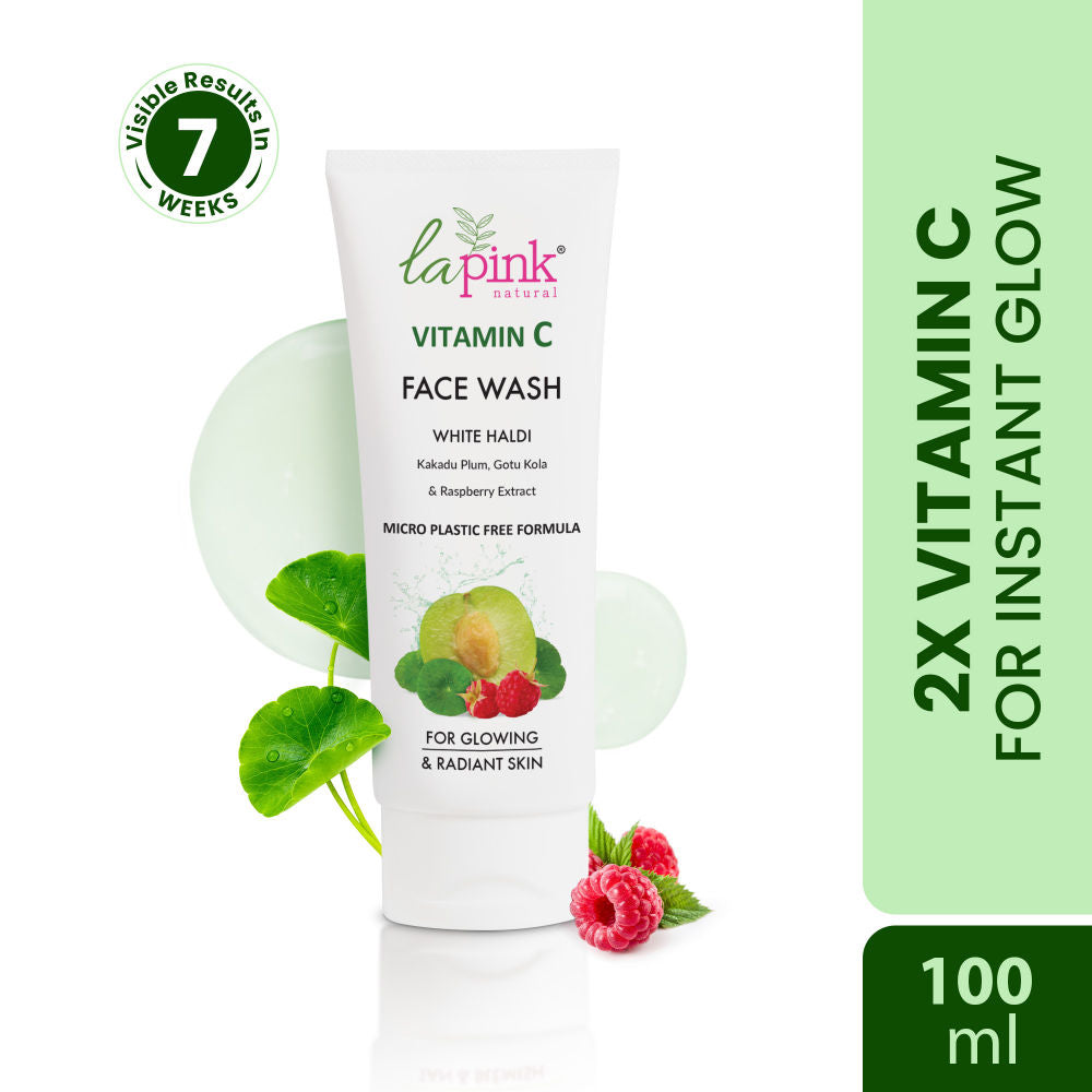 LA PINK VITAMIN C FACE WASH WITH WHITE HALDI GOTU KOLA