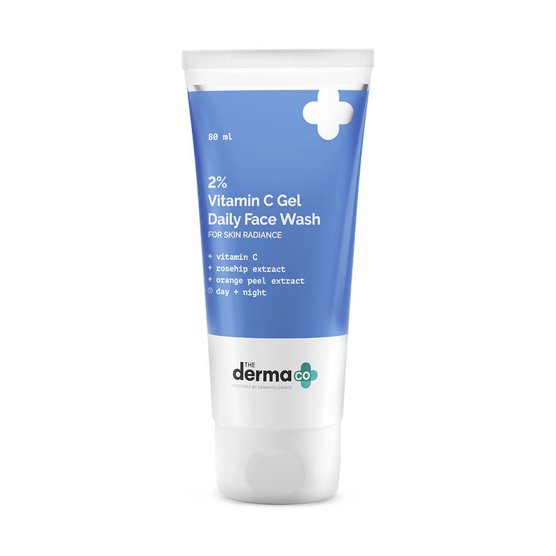 The Derma Co 2% Vitamin C Gel Daily Face Wash With Rosehip & Orange Peel Extract