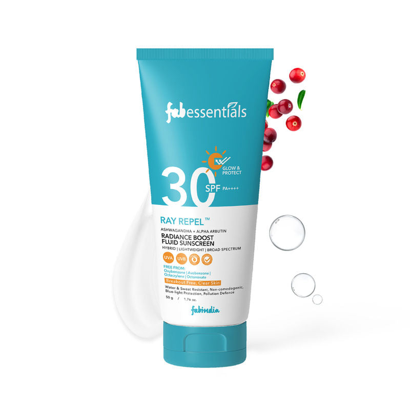Fabindia Ray Repel Radiance Boost Fluid Sunscreen SPF 30 PA++++