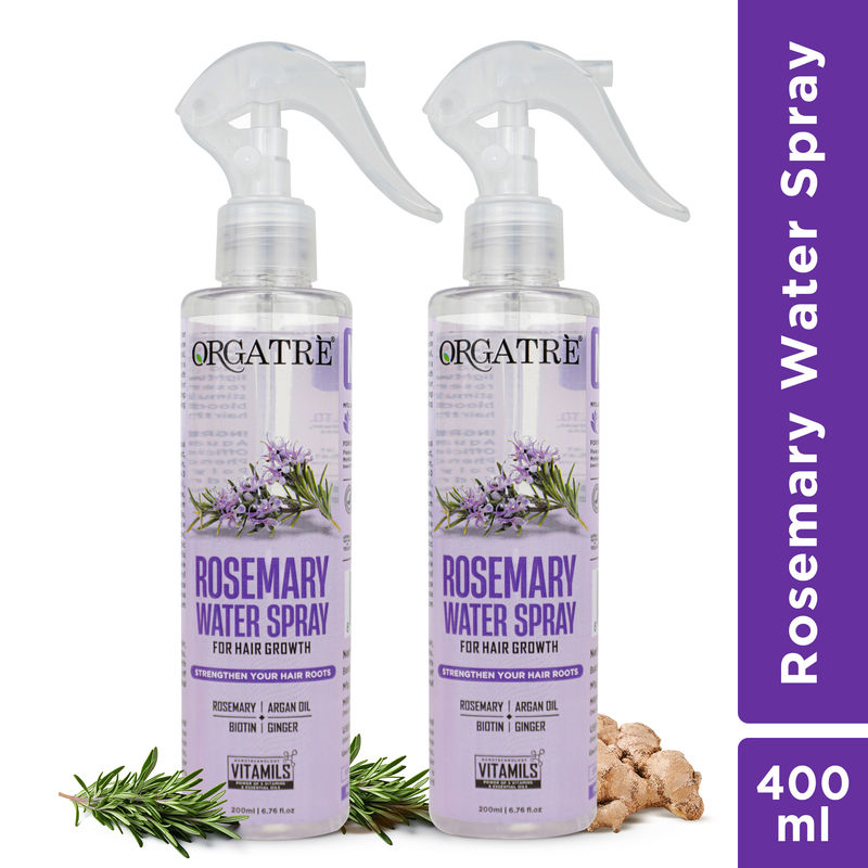 Orgatre 100% Rosemary Water Spray - Pack 2
