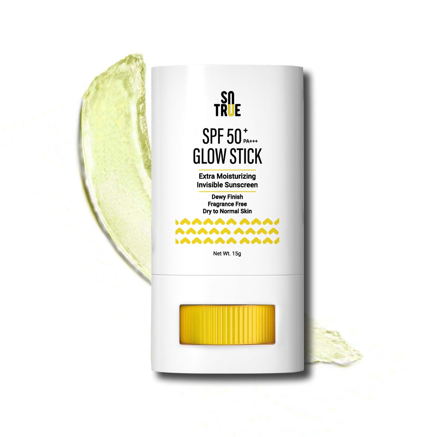 Sotrue SPF 50+ Glow Stick Sunscreen For Invisible, Lightweight & Water Resistant