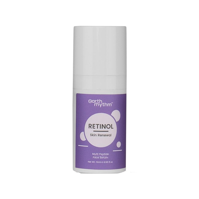 Earth Rhythm Retinol Skin Renewal Face Serum, Reduces Fine Lines, Dark Spots and Firms Skin