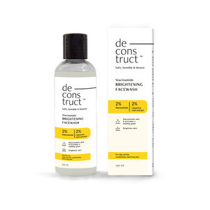 Deconstruct Brightening Face Wash with 2% Niacinamide, Evens Tone & Reduces Pigmentation (100 ml)