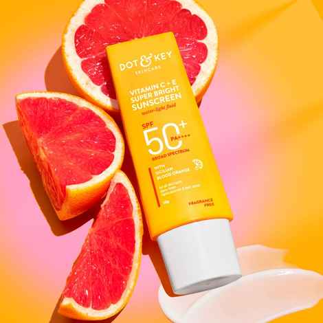 Dot & Key Vitamin C+E Super Bright Sunscreen, SPF 50 PA+++ (50 g)