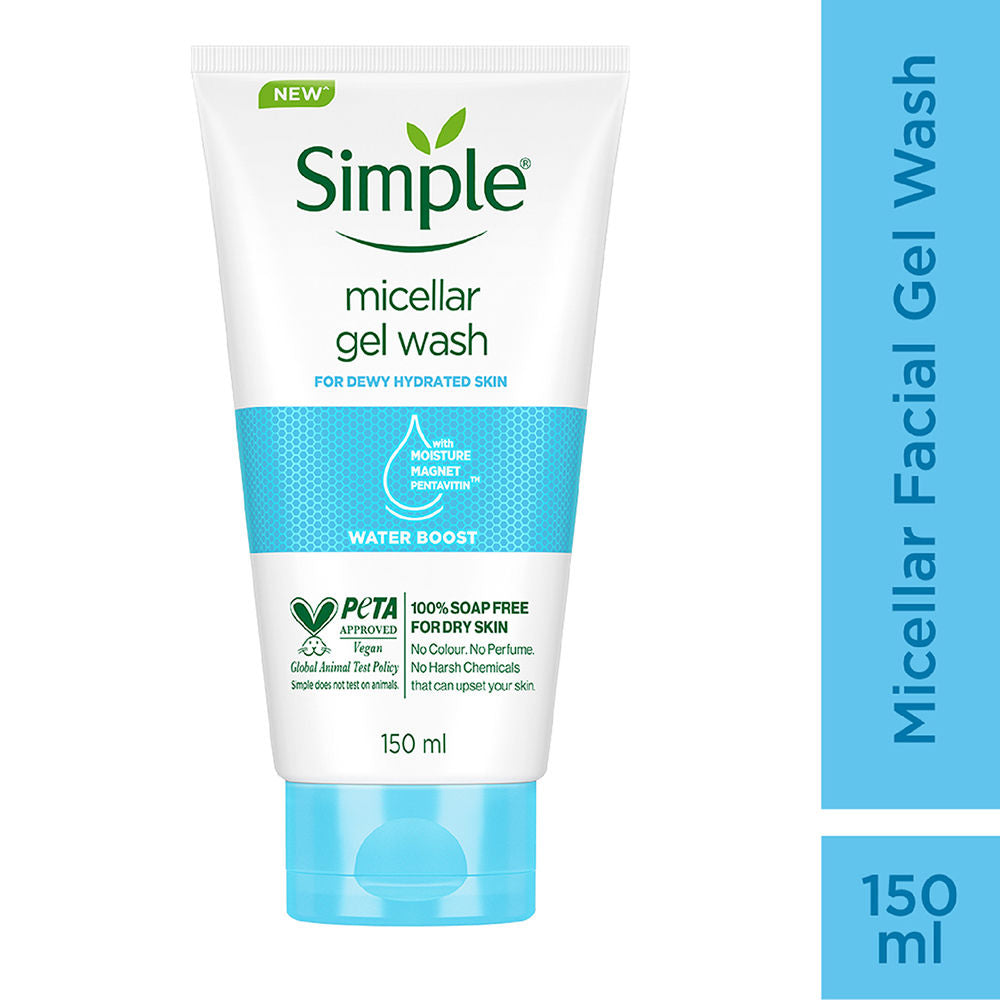 Simple Water Boost Micellar Facial Wash