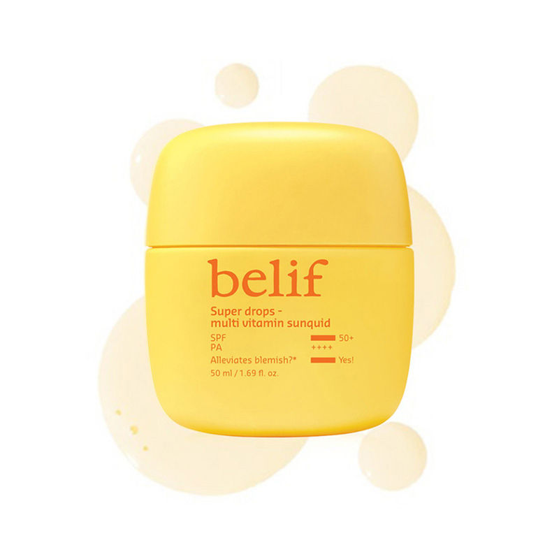 belif Moisturising Vegan Multi Vitamin Sunquid- Brightening Korean Sunscreen SPF50+ with Niacinamide